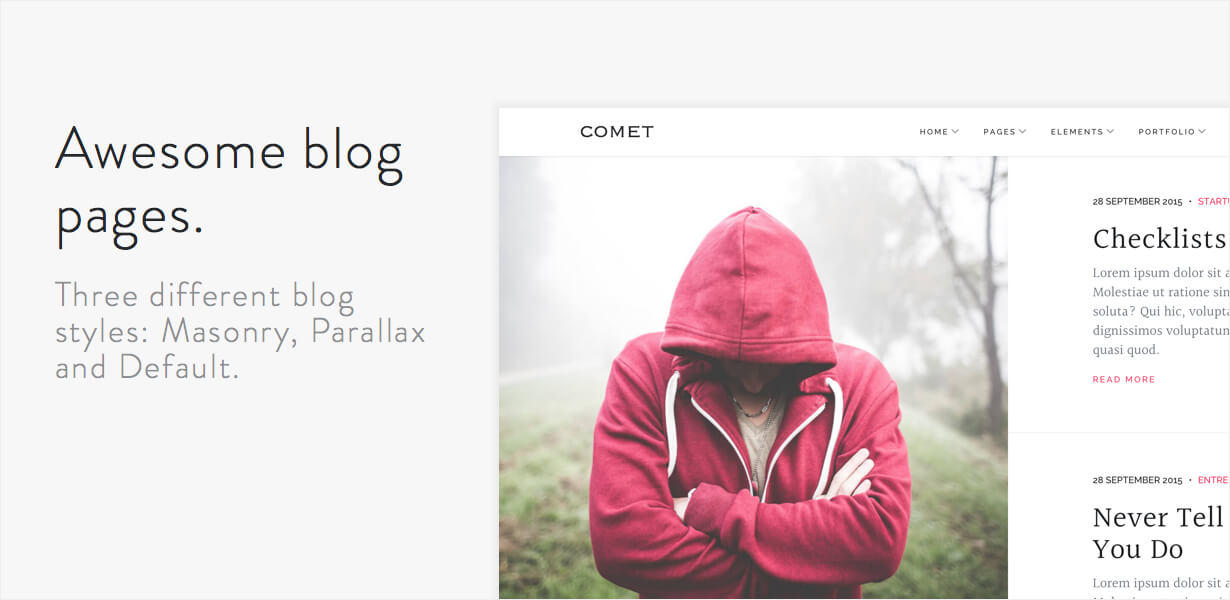 Comet - Creative Multi-Purpose HTML Template - 4