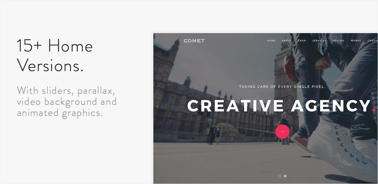 Comet - Creative Multi-Purpose HTML Template - 6